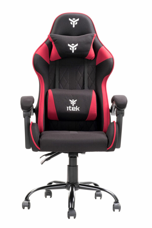 Fauteuil Gamer iTek Rhombus FF10 (Noir/Rouge)
